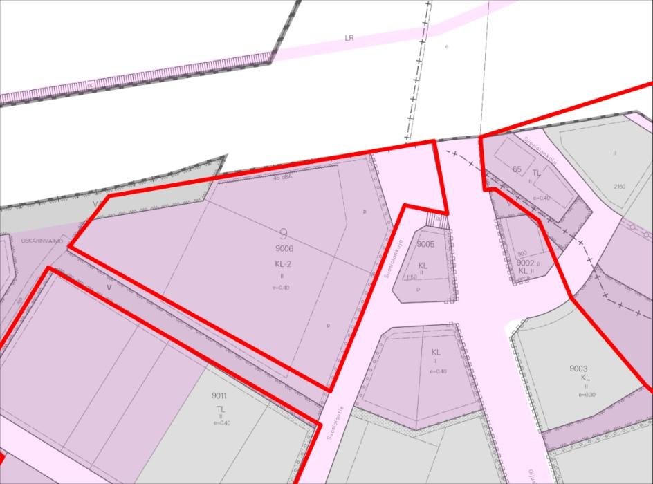 12. Kortteli 9006, tontti 1, Suosiolankuja 1 Vastuuhenkilö: Timo Hätönen Liike- ja toimistorakennusten kortteli alue Pinta-ala (%) 13 221 m² (100%)