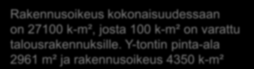 on varattu talousrakennuksille.