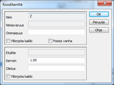5.2 Ominaisuuksien käyttö muuntimissa Vain osa formaateista käyttää ominaisuuksia - kiinteät ominaisuudet (Xcity, LandXML, GML) o luku ilman asetuksia, kiinteät säännöt - vapaat ominaisuudet (Xcity,