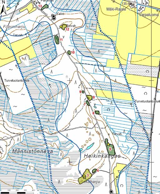Soranottoalueet: Heikinkankaan pohjavesialueen keskiosa, 1023209 I lk, Kauhajoki. Kuva 118.