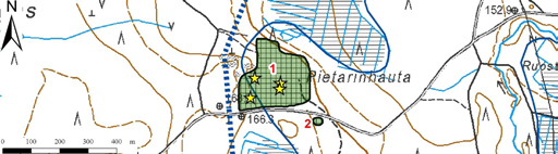 Heikinkankaan pohjavesialueelta (kuvat 117-118) kartoitettiin 13 soranottoaluetta.