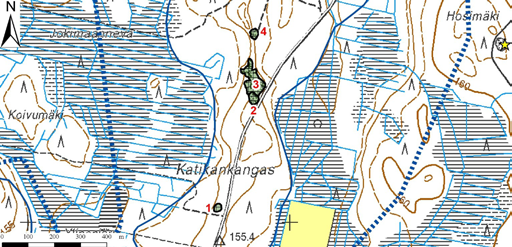 Alueet ovat kunnostustarpeeltaan vähäisiä. Kuva 135.