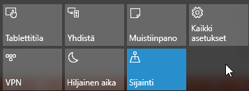 Näyttää ilmoitukset (esim.