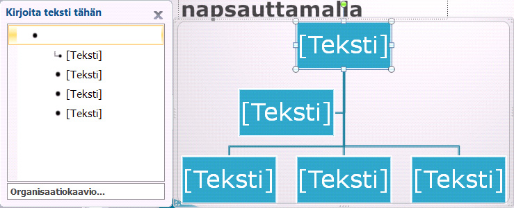 Kuva 121 Valintaikkunasta voit valita melkoisen määrän grafiikkaobjektien piirtämiseen tarkoitettuja työvälineitä.