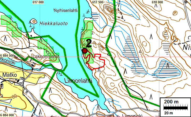 5 1. Kerimäki Tiejärvi. 2. Kerimäki Liimolahti. Inventointi Savonlinnan (ent.