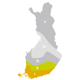 2.2 Viljelyalueet Suomessa Härkäpapua viljellään Suomessa pääasiassa viljelyvyöhykkeillä I-II sen pitkästä kasvuajasta johtuen. (Agrimarket n.d.