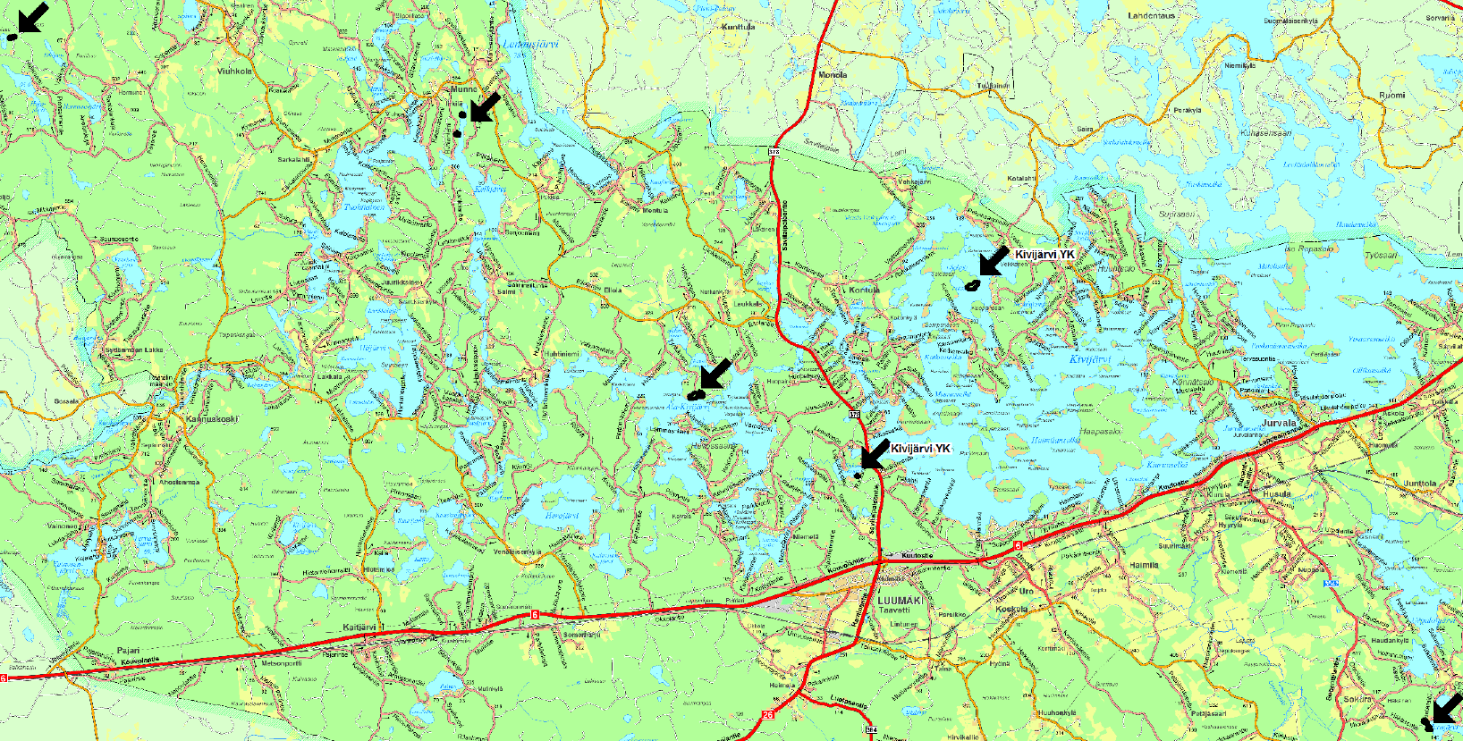 LUUMÄKI Päiväys 9.1.2014 KIVIJÄRVEN RANTAOSAYLEISKAAVAN MUUTOS SEKÄ LUUMÄEN RANTAOSAYLEISKAAVAN MUUTOS OSALLISTUMIS- JA ARVIOINTISUUNNITELMA 1.