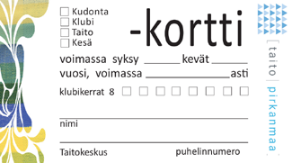 Kymmenen euron päivämaksulla saat kangaspuut käyttösi varaamaksesi ajaksi ja neuvontaa tarpeen mukaan, lisäksi maksat vain käytetyistä materiaaleista.
