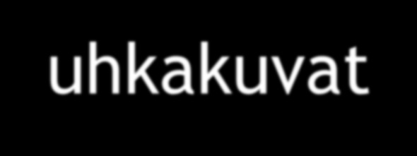 Tulevaisuuden riskit ja uhkakuvat Taudit ja tuholaiset; ilmaston lämpenemisen myötä kulkeutuminen kasvi- tai puumateriaalin mukana tautien levittäjänä hyönteiset Evira kasvintarkastajat,