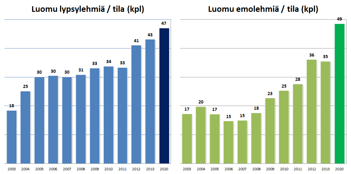 Luomumaito ja emolehmätilat