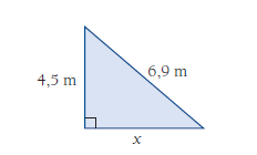 Harjituskkeet Ke 1 1. a) Pythagraan lause: + 4,5 = 6,9 + 0,5 = 47,61 0,5 = 7,6 7,6 Negatiivinen juuri ei käy.