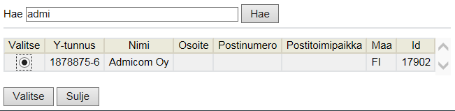 Sivu 7/7 1. Merkitse valintaympyrä Käsin sekä poimi alasvetovalikoista vuosi ja kuukausi, jonka aikana työskennelleitä olet työmaalle kirjaamassa. 2.