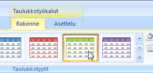 Tekstinkäsittely Microsoft Word 2007 20/30 Kuvatyökalujen käyttö Kuvatyökalujen Muotoile-lisävälilehti näkyy kuvan ollessa valittuna: Täällä voit käyttää kuviin valmiita kuvatyylejä mm.