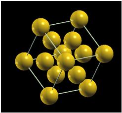 5. Koska tutkittavana aineena on puhdas kulta, on atomeita vain yksi ja sen paikka on 0, 0, 0 eli kopin kulma, ohjelma osaa