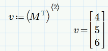 Matriisin P esitystavan saat muutettua klikkaamalla matriisia vastaavaa matemaattista aluetta ja sitten valitsemalla Matriisit/taulukotvälilehdeltä Supista sisäkkäiset matriisit -painikkeen pois