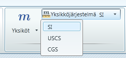 Yksiköt Mathcad perusteet Eräs Mathcadin huomattava vahvuus on sen kyky tunnistaa yksiköt.