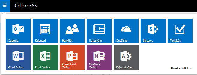 1 Yleistä Office 365 for Education (O365) verkkopalvelu on käytössä Oulun kaupungin koulujen opetushenkilöstöllä ja oppilailla. O365 on ns.