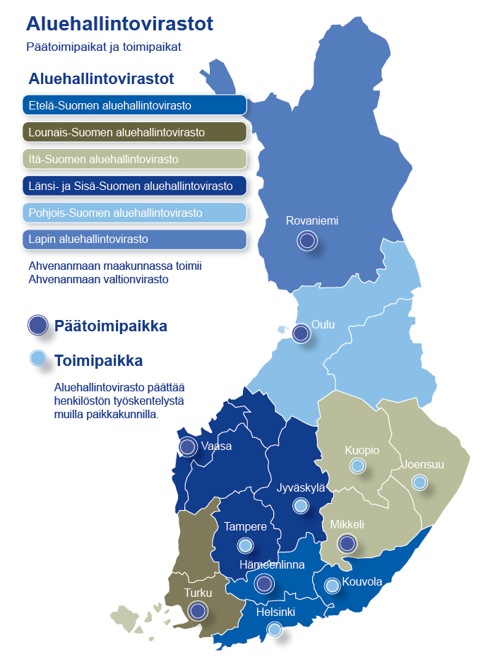 Valtion aluehallinto - maakunnat