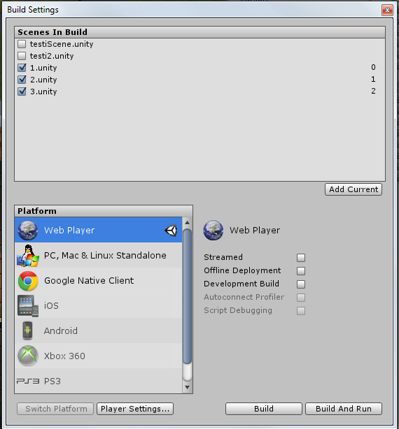 Unityn editorin puolella. Niitä voi muuttaa Unityn editorissa ilman, että ne vaikuttavat alkuperäisen tiedoston koodiin. 9 KUVA 7.