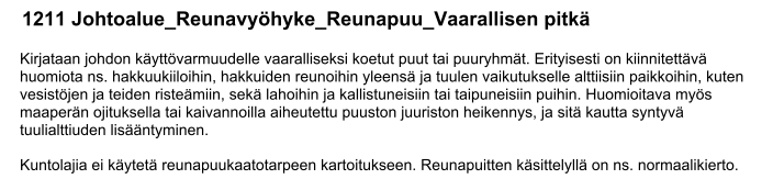 Johtoalueen kasvuston