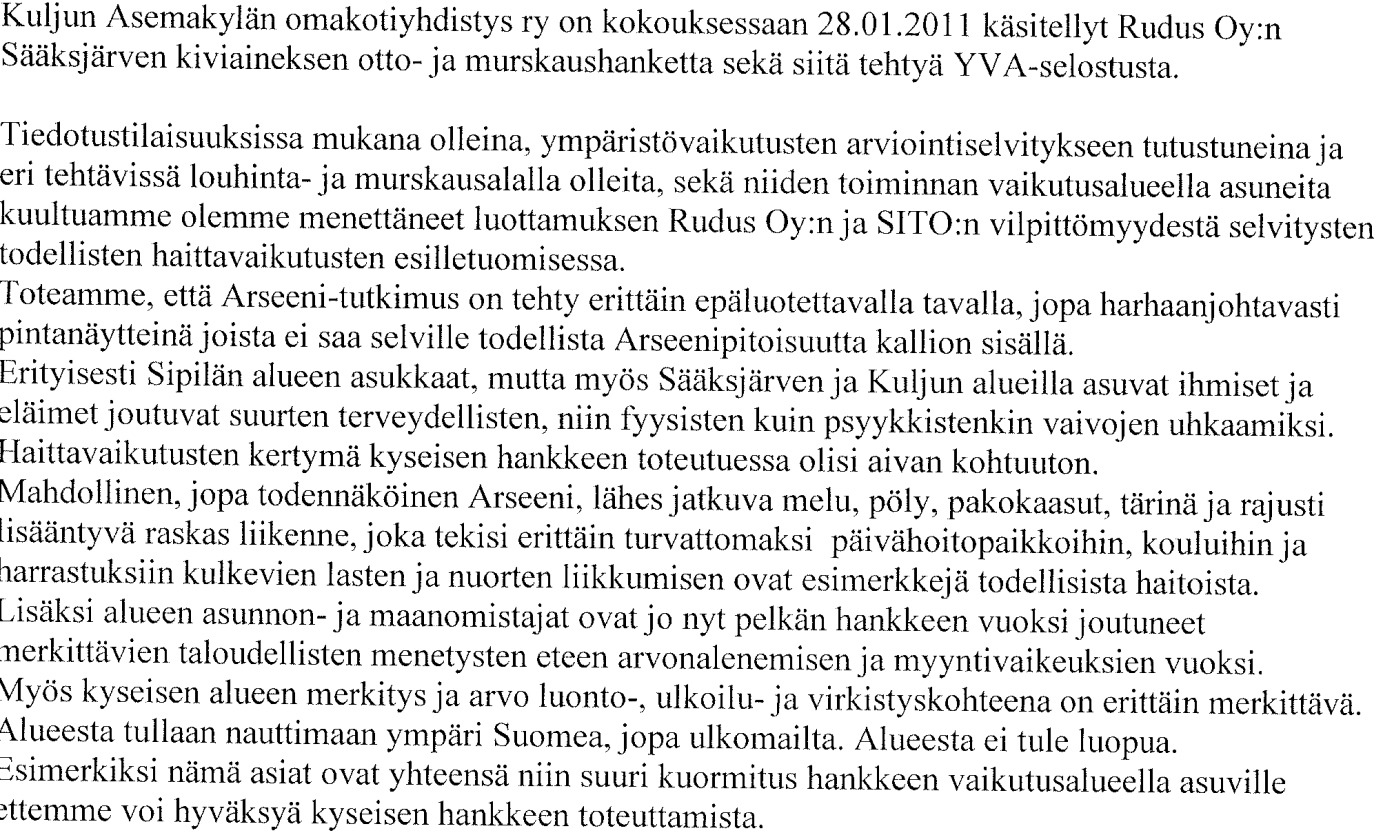 Tärinä Pöly ja muut päästöt YK:N lastenoikeuksien huomioiminen YVAselostuksessa taso nousee merkittävästi hankealueen toimintojen ja liikenteen melun johdosta.