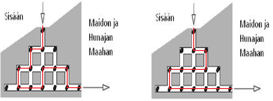 Fridolin ei saa käydä missään kohdassa sokkeloa kahdesti. Kuinka monta kurpitsan siementä Fridolin enintään onnistuu keräämään?