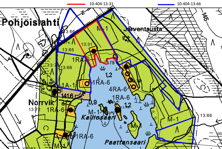 5 Kuva 2: Ote maakuntakaavasta Yleiskaava ja rantaosayleiskaava Keskustan oikeusvaikutukseton osayleiskaava (hyväksytty KV 19.6.1995) ei ulotu rantaosayleiskaava-alueelle asti.