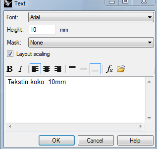 Ratkaisu: annotation scale + layout scale 2. 18 / 21 1. Laita Annotation scale päälle (esim Drafting--välilehti --> annotation scale. Löytyy myös tools --> options -valikosta) 2.
