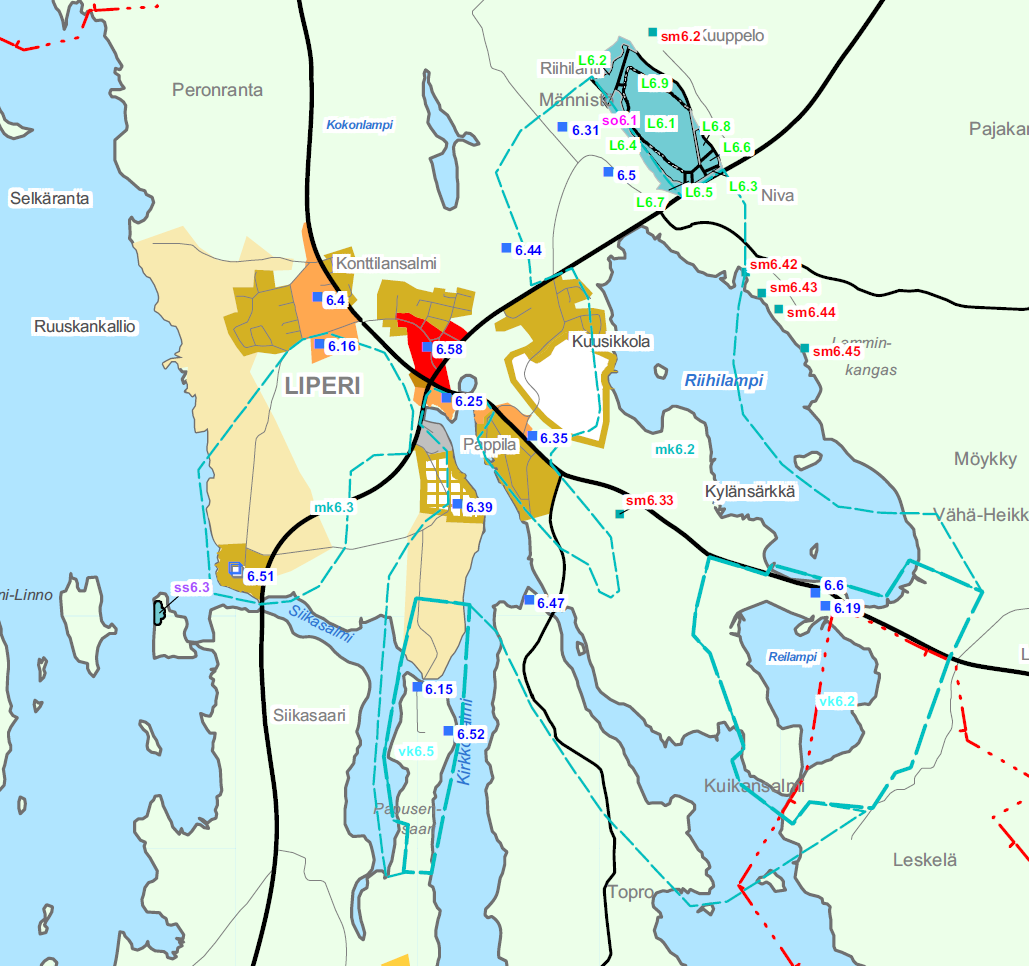 FCG SUUNNITTELU JA TEKNIIKKA OY Kaavaselostus 21 (65) Kuva 15.
