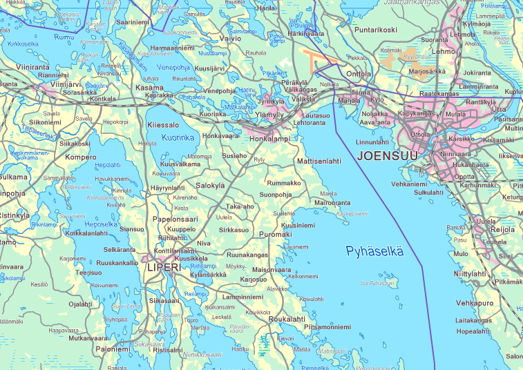 FCG SUUNNITTELU JA TEKNIIKKA OY Kaavaselostus 2 (65) Liperin kirkonkylä on Liperin hallinnollinen keskus. Muita Liperin taajamia ovat Ylämylly (13km) ja Viinijärvi (n. 20km).
