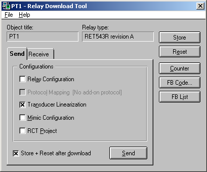 RET _ Muuntajaterminaali MRS TLT_example Kuva...- Esimerkki linearisointikäyrästä Kun kaikkien tarvittavien RTD-kanavien linearisointi on valmis, voidaan poistua työkalusta.