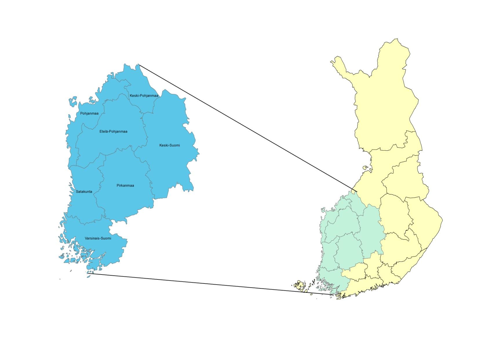 Satakunta Etelä-Pohjanmaa Pohjanmaa