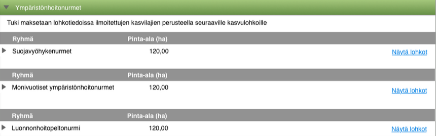 24 Päätukihaku: ympäristökorvaus