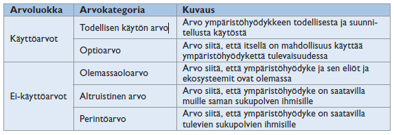 Mitä hyötyä tarkastelussa kuvataan?