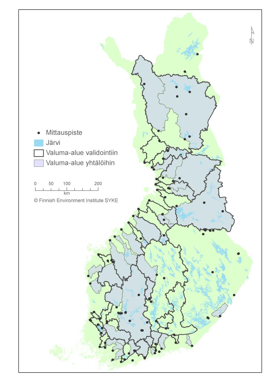 3. Tilastollinen ominaiskuormitusmalli Jari Koskiaho ja Sirkka Tattari Vedenlaatu- ja virtaamahavaintoihin sekä valuma-alueen ominaisuuksiin perustuva kuormituksenarviointimenetelmä kokonaistypelle