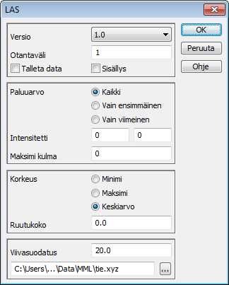 6. Vapaiden aineistojen käyttö 3D-Win -ohjelmistossa pystytään käyttämään useimpia vapaasti saatavilla olevia rasteri- ja vektoriaineistoja.