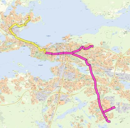 Päätös raitiotiehankkeen jakamisesta osiin ja päätöksenteon aikataulusta KV päätti 15.6.