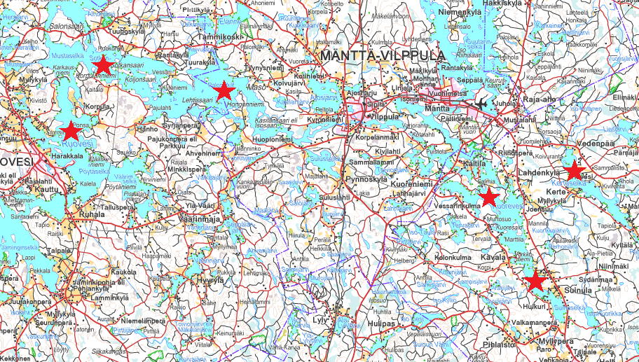 4 Kuva 1.3. Kuhan yksikkösaaliin kehitys kirjanpitokalastuksessa. (Lähde: Matilainen 2010) 2. TUTKIMUSALUEET Poikaspyynnit tehtiin Ruoveden-Kuoreveden kalastusalueen hallinnoimilla järvillä (Kuva 2.