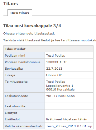 Nyt Lisää tiedosto painikkeen teksti muuttuu nyt tekstiksi Suoritetaan.. siksi aikaa, kun liittämäsi tiedosto siirtyy palvelimelle.