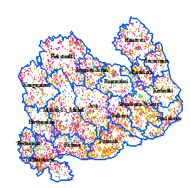 Aineistot Metsävarakuviot Käytetään ensisijaisesti metsävaraaineistoa ajallinen poiminta (~10 vuotta) laskentapuusto Kuviotieto meti-kannasta keväältä 2011 päivitetty metsänkäyttöilmoituksilla (VMI