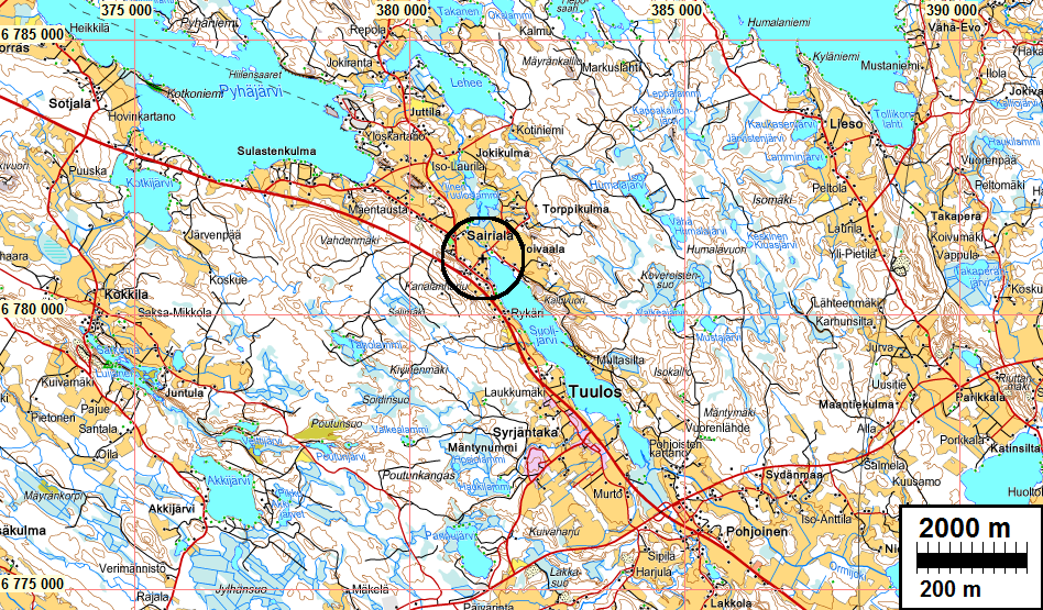 3 esille kirkon pohjoispuolelta, mutta tämä selittynee sillä, että ao. alueella kaivaus ulottui keskimäärin syvemmälle kuin kirkon muilla puolilla.