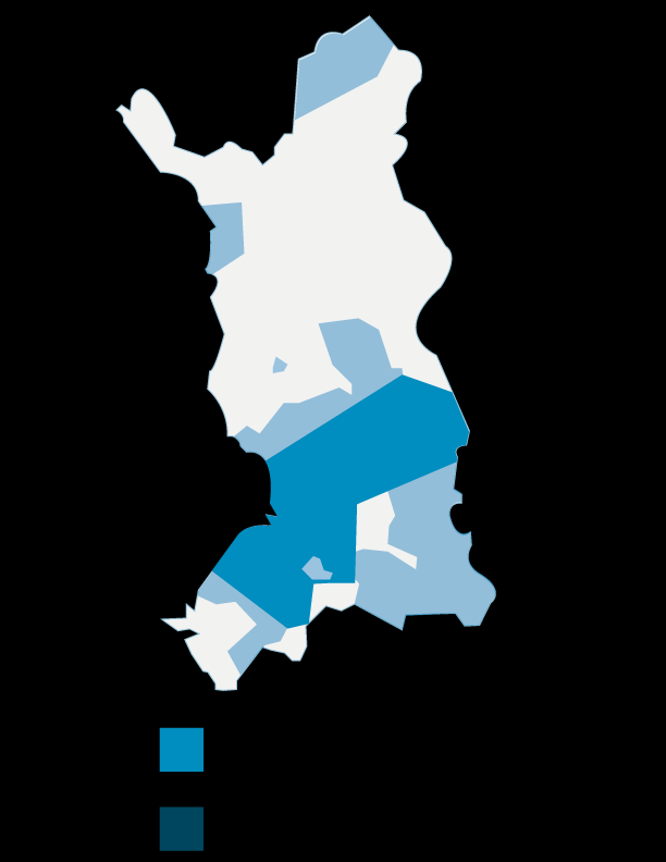 Opiskelijat Pohjois-Suomesta Noin 90 % opiskelijoista Oulun ja Lapin lääneistä Noin 75 % opiskelijoista Pohjois- Pohjanmaalta Pohjoissuomalainen koulutusvastuu