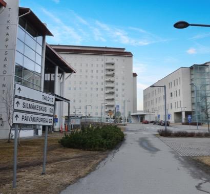 Työpaikkatavoite: + 250 Asukastavoite: Kustannusarvio: Toteutusaika: Korit 1-3: Vaiheittain vuoteen 2030 Alue koostuu Pohjois-Karjalan keskussairaalan eri yksiköistä YLEISKUVAUS Alue koostuu