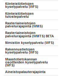 Käytännön esimerkkejä rajapintapalveluista MML Rajapintapalvelut http://www.maanmittauslaitos.