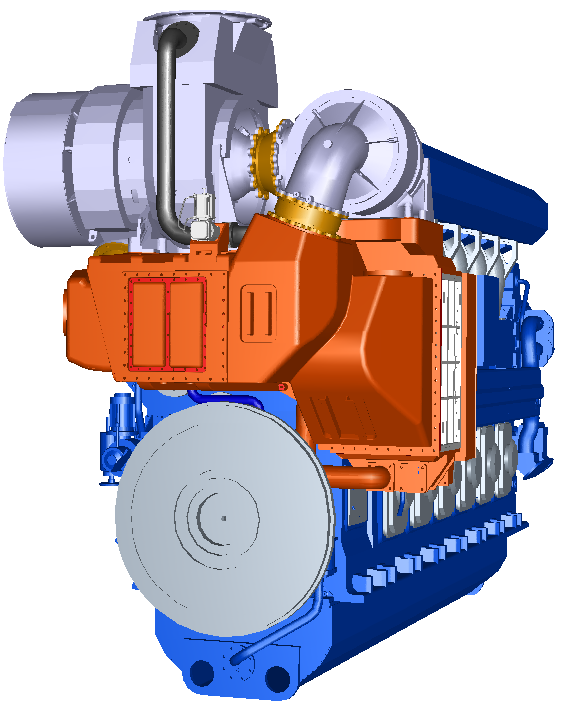 Low-pressure charger: ABB TPL C High-pressure charger: ABB TPL