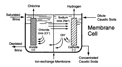 9 Elektrolyysikennossa tapahtuu siis seuraavat reaktioyhtälöt (1), (2) ja (3) (O Brien et al. 2, s.