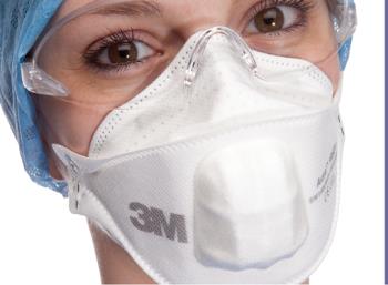 Hengityssuojain FFP3 Suojaa työntekijää ilmateitse tarttuvaa tautia sairastavaa potilasta