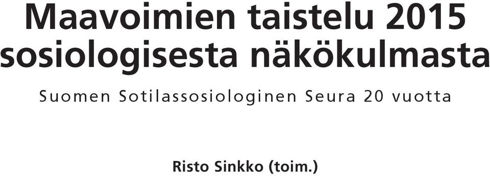 Suomen Sotilassosiologinen