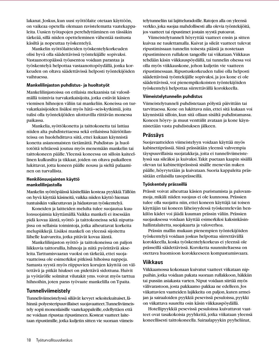Tekstiilihuoltoalan työturvallisuus. pesuprosessin eri vaiheissa - PDF  Ilmainen lataus