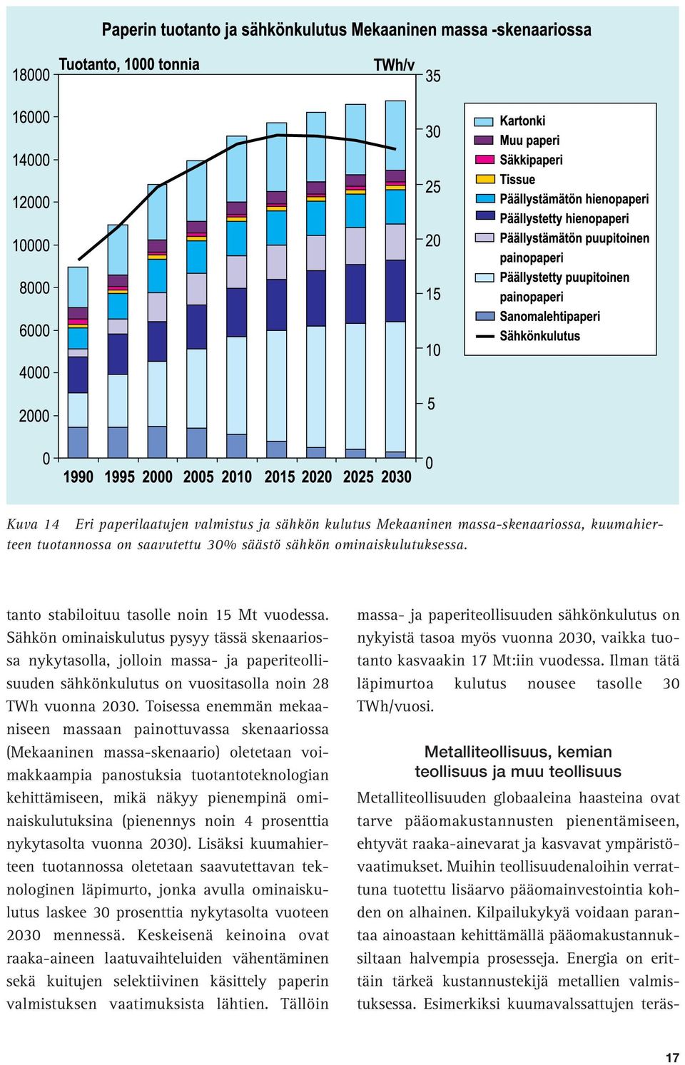 Tärkeimmät Suomessa valmistettavat metalliteollisuuden tuotteet ovat teräs, ferrokromi, kupari, sinkki ja nikkeli.